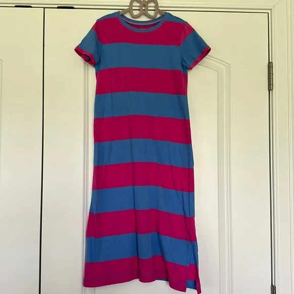 J. Crew | Dresses | J Crew Girls Size 8 Pink Blue Stripe Knit Tshirt Maxi Dress Summer Fall School | Poshmark J. Crew | Dresses | J Crew Girls Size 8 Pink Blue Stripe Knit Tshirt Maxi Dress Summer Fall School | Poshmark